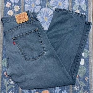 Y2K Levi’s, Vintage 569 Loose Straight stone washed jeans, W33 L30
